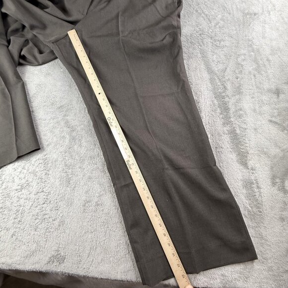 Doc & Amelia Pants Womens 28W Brown Classic Fit Straight Leg Dress Slacks NWT - Picture 6 of 15